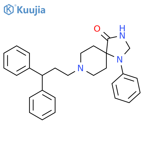 1,3,8-Triazaspiro[4.5]decan-4-one,8-(3,3-diphenylpropyl)-1-phenyl- structure