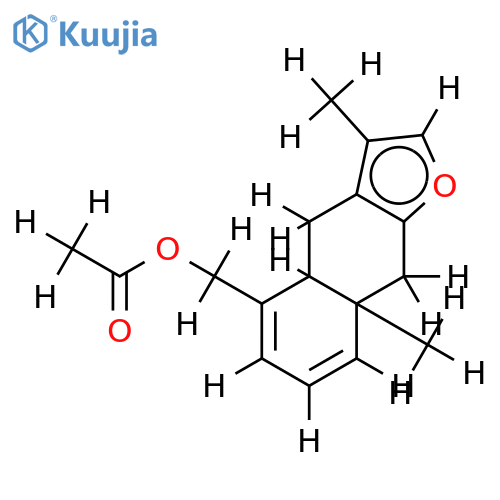 (-)-(4aR,8aR)-15-acetoxytubipofuran structure