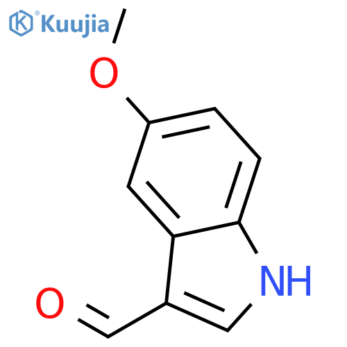 5-Methoxy-1H-indole-3-carbaldehyde structure