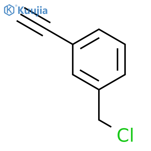 1-(chloromethyl)-3-ethynylbenzene structure
