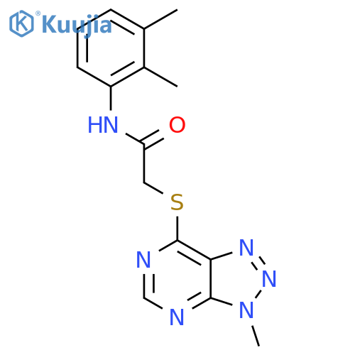 N-(2,3-dimethylphenyl)-2-({3-methyl-3H-[1,2,3]triazolo[4,5-d]pyrimidin-7-yl}sulfanyl)acetamide structure