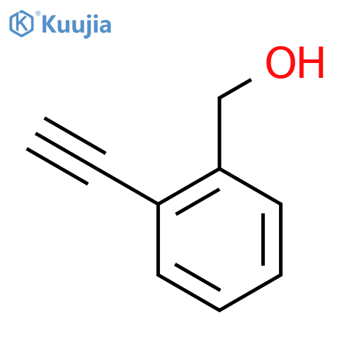 (2-ethynylphenyl)methanol structure