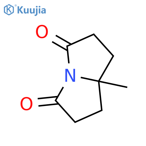 1H-Pyrrolizine-3,5(2H,6H)-dione, dihydro-7a-methyl- structure