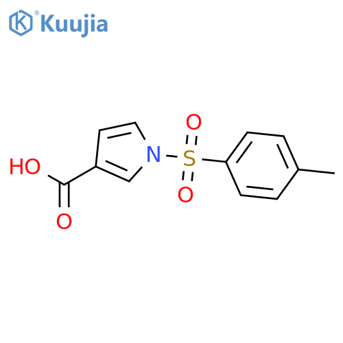 1-Tosyl-1H-pyrrole-3-carboxylic Acid structure