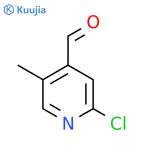 2-Chloro-5-methylisonicotinaldehyde structure