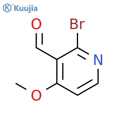 2-bromo-4-methoxypyridine-3-carbaldehyde structure