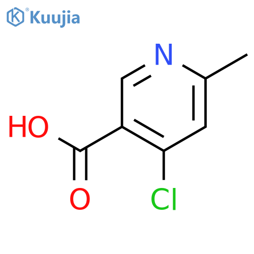 4-chloro-6-methylpyridine-3-carboxylic acid structure