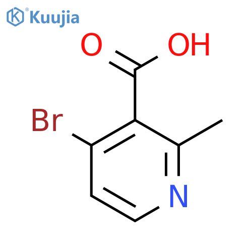 4-Bromo-2-methylnicotinic acid structure