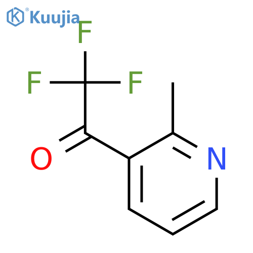 2,2,2-trifluoro-1-(2-methylpyridin-3-yl)ethan-1-one structure