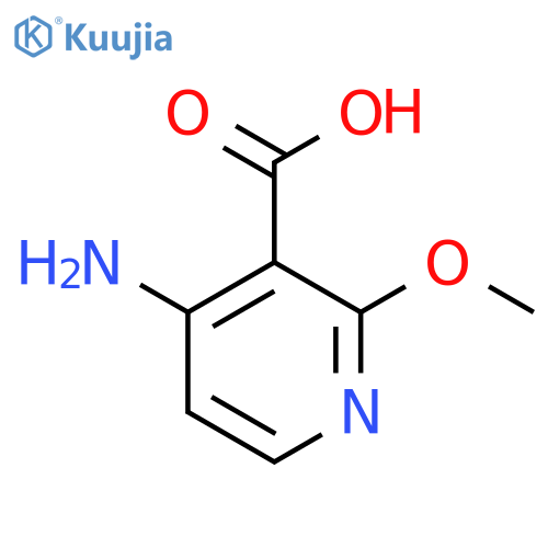 4-amino-2-methoxy-pyridine-3-carboxylic acid structure