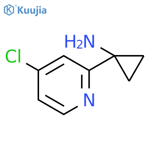 1-(4-Chloropyridin-2-yl)cyclopropan-1-amine structure