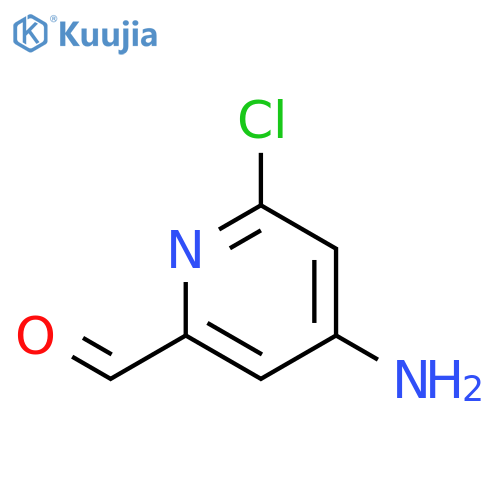 4-Amino-6-chloropicolinaldehyde structure