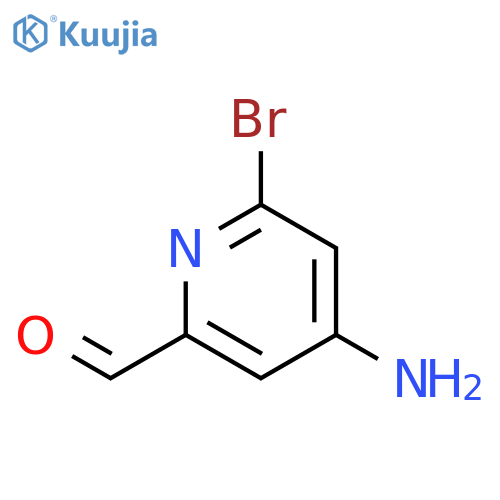 4-Amino-6-bromopicolinaldehyde structure
