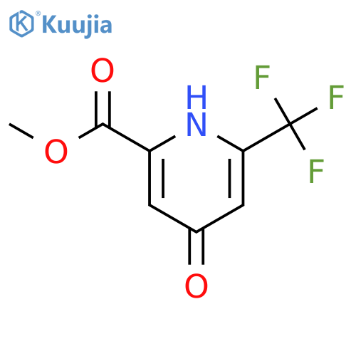 Methyl 4-hydroxy-6-(trifluoromethyl)picolinate structure