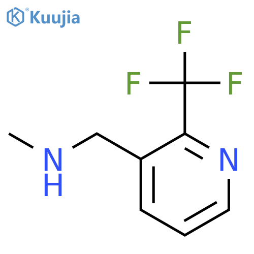 methyl({2-(trifluoromethyl)pyridin-3-ylmethyl})amine structure