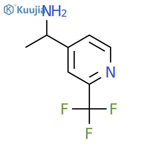 1-(2-(Trifluoromethyl)pyridin-4-yl)ethanamine structure