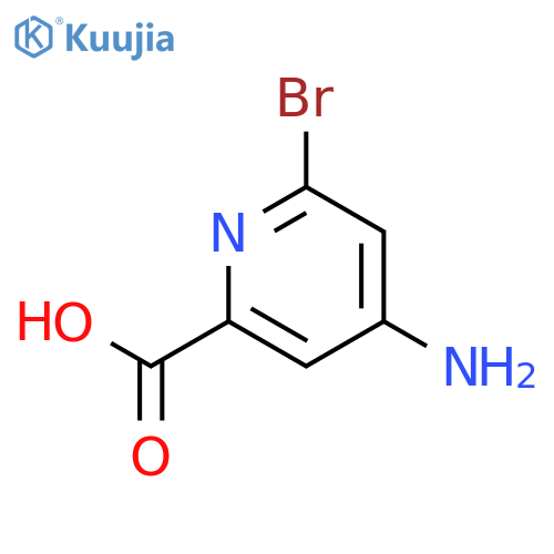 4-Amino-6-bromopicolinic acid structure