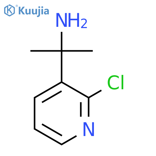 2-(2-chloro-3-pyridyl)propan-2-amine structure
