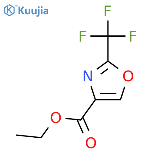 Ethyl 2-(Trifluoromethyl)-1,3-oxazole-4-carboxylate structure