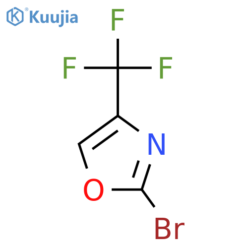 2-bromo-4-(trifluoromethyl)-1,3-oxazole structure
