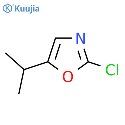 2-chloro-5-(propan-2-yl)-1,3-oxazole structure
