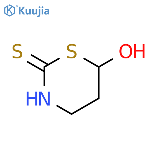 2H-1,3-Thiazine-2-thione, tetrahydro-6-hydroxy- structure