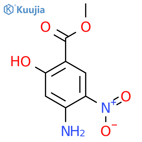 Methyl 4-amino-2-hydroxy-5-nitrobenzoate structure
