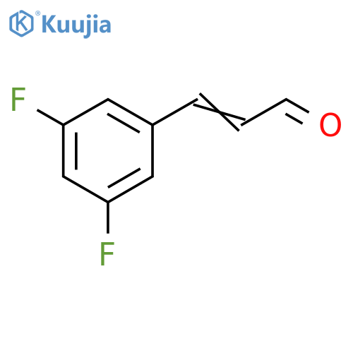 2-Propenal, 3-(3,5-difluorophenyl)- structure