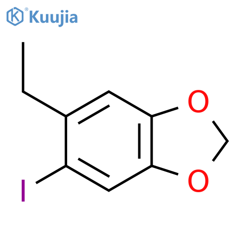 5-Ethyl-6-iodobenzo[d][1,3]dioxole structure