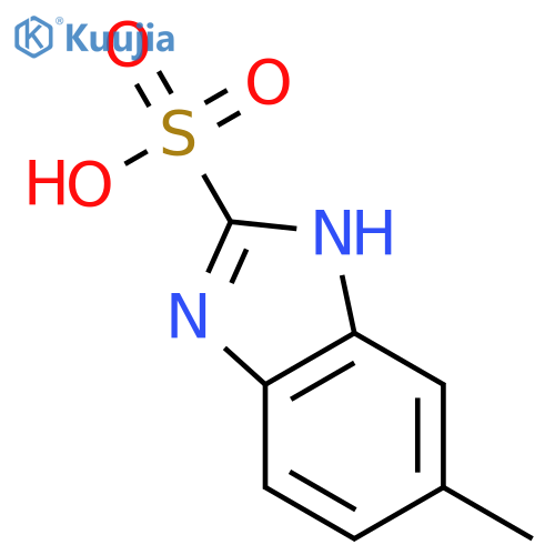 6-methyl-1H-Benzimidazole-2-sulfonic acid structure
