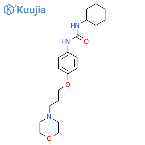 1-Cyclohexyl-3-[4-(3-morpholin-4-yl-propoxy)phenyl]urea structure
