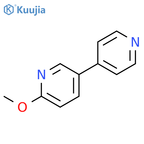 3,4'-Bipyridine, 6-methoxy- structure