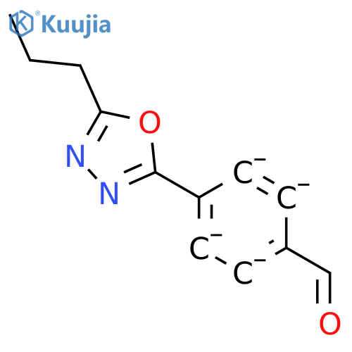 4-(5-Propyl-1,3,4-oxadiazol-2-yl)benzaldehyde structure
