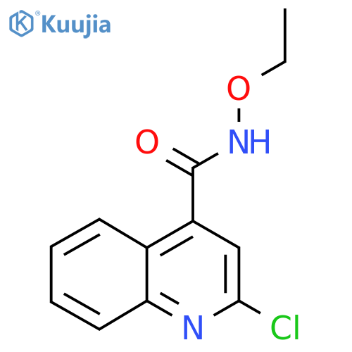 2-chloro-N-ethoxyquinoline-4-carboxamide structure