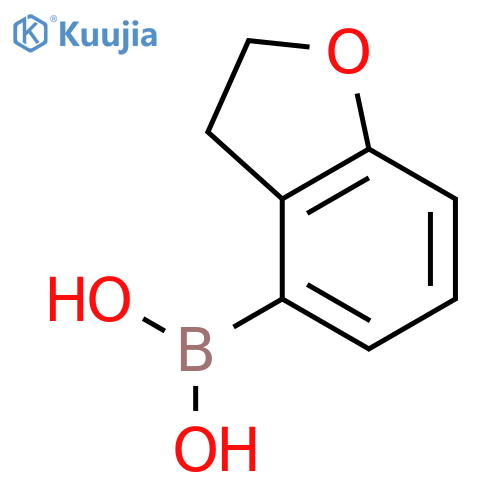 (2,3-dihydro-1-benzofuran-4-yl)boronic acid structure