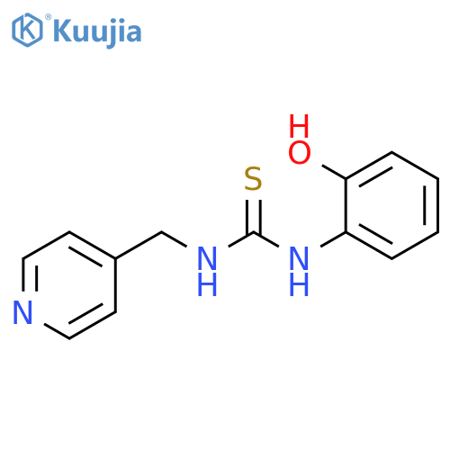 Thiourea, N-(2-hydroxyphenyl)-N'-(4-pyridinylmethyl)- structure