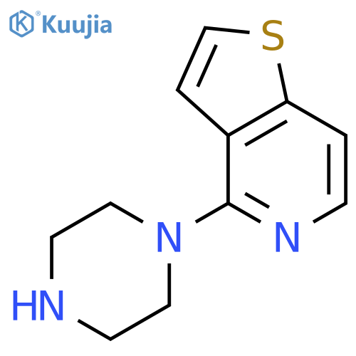 1-{thieno[3,2-c]pyridin-4-yl}piperazine structure