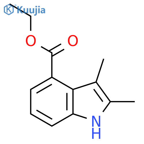 Ethyl 2,3-dimethyl-1H-indole-4-carboxylate structure