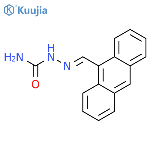(anthracen-9-ylmethylideneamino)urea structure
