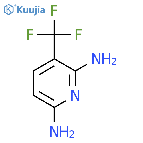 3-(trifluoromethyl)-2,6-Pyridinediamine structure
