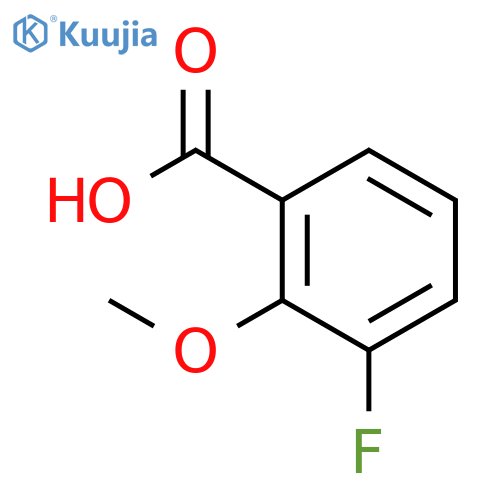 3-Fluoro-2-methoxybenzoic acid structure