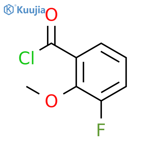 3-fluoro-2-methoxybenzoyl Chloride structure