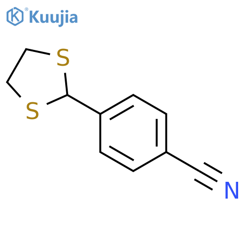 Benzonitrile,4-(1,3-dithiolan-2-yl)- structure