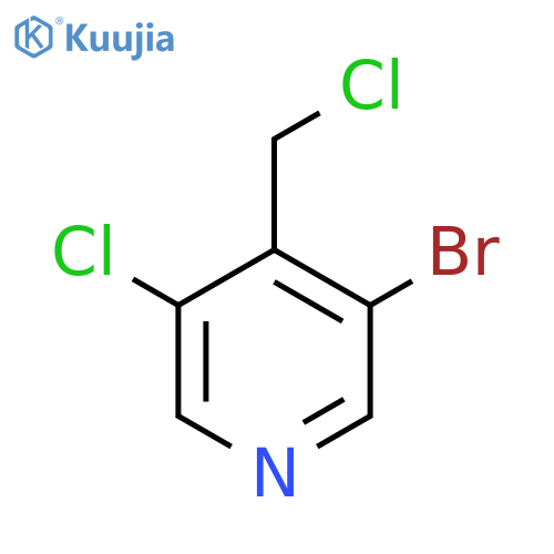 3-bromo-5-chloro-4-(chloromethyl)pyridine structure