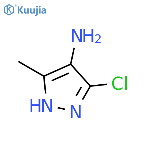 5-chloro-3-methyl-1H-pyrazol-4-amine structure