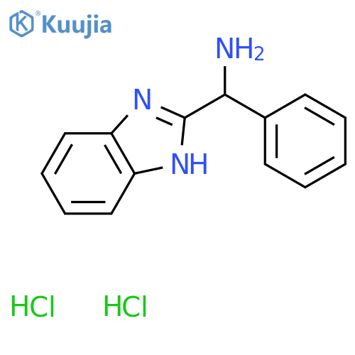 (1H-1,3-benzodiazol-2-yl)(phenyl)methanamine dihydrochloride structure