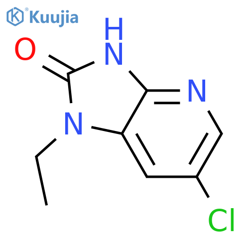 6-chloro-1-ethyl-3h-imidazo[4,5-b]pyridin-2-one structure