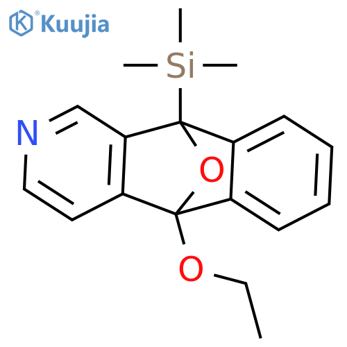 5,10-Epoxybenz[g]isoquinoline, 5-ethoxy-5,10-dihydro-10-(trimethylsilyl)- structure