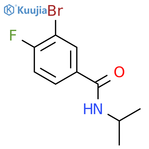 N-Isopropyl 3-bromo-4-fluorobenzamide structure