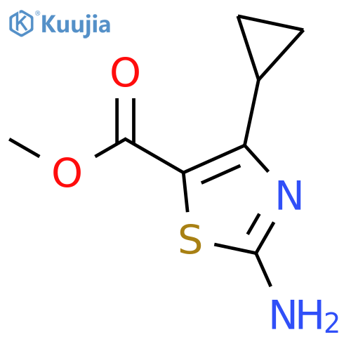 Methyl 2-amino-4-cyclopropylthiazole-5-carboxylate structure